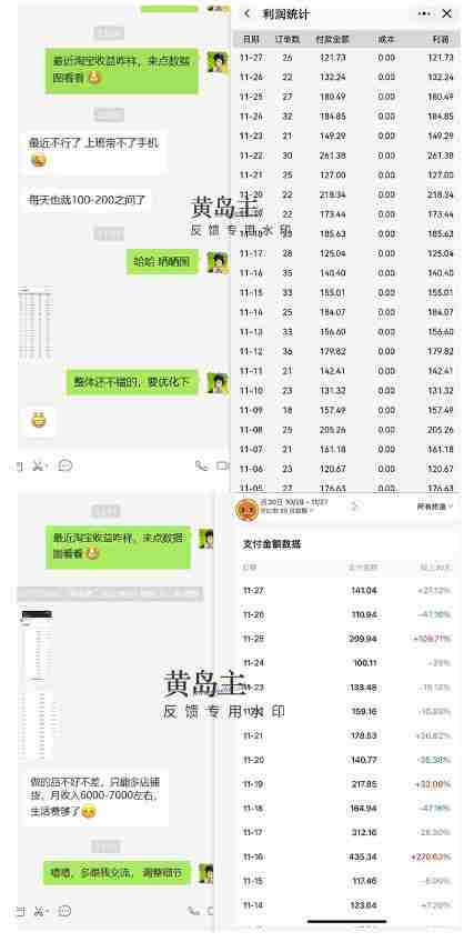 黄岛主《淘宝蓝海虚拟项目陪跑训练营6.0》每天纯利润200到1000+纯实战课
